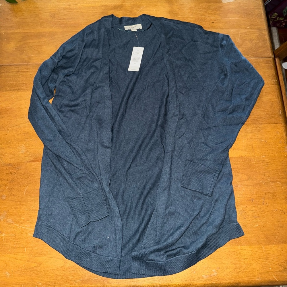 LOFT Deep Blue Cardigan
